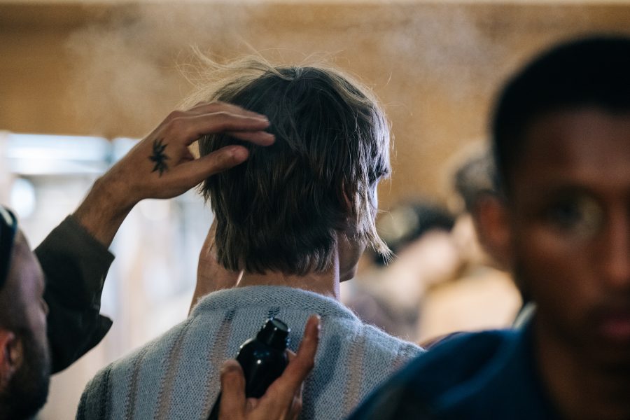 Backstage at Kiko Kostadinov Men's, Spring/Summer 2023
