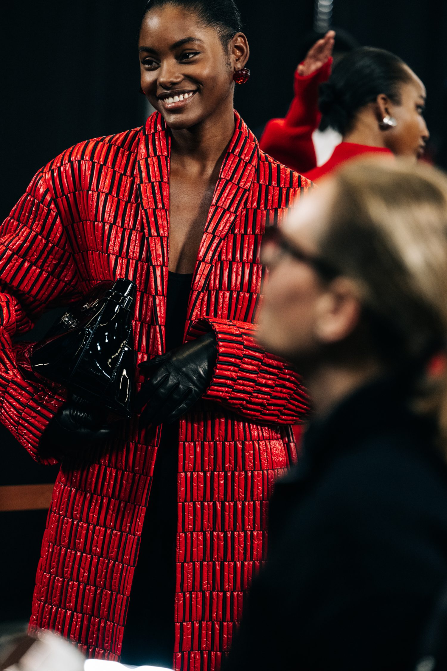 Backstage at Ferragamo, Fall/Winter 2023/2024 - Adam Katz Sinding