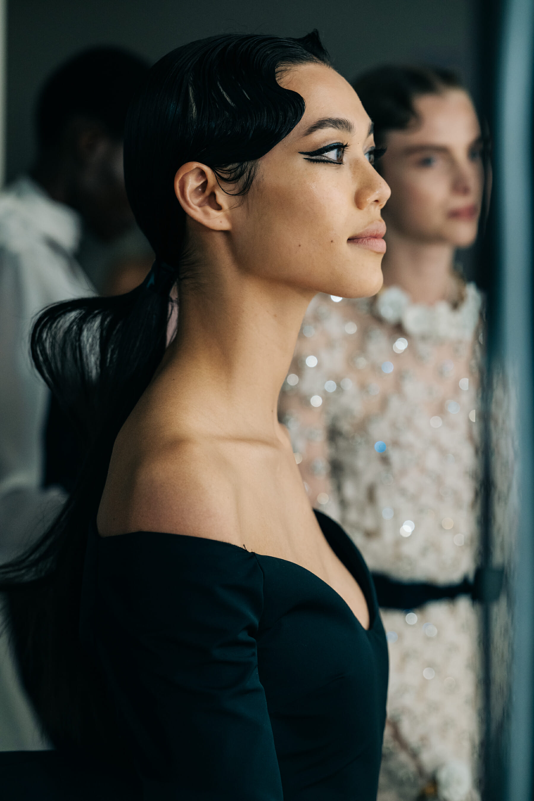 Backstage at Giambattista Valli Paris Adam Katz Sinding